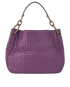 Purple Leather, £510, Handbags, Purple, Leather, Back view